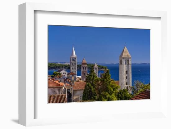 Croatia, Rab Rab TownView from City Wall-Udo Siebig-Framed Photographic Print