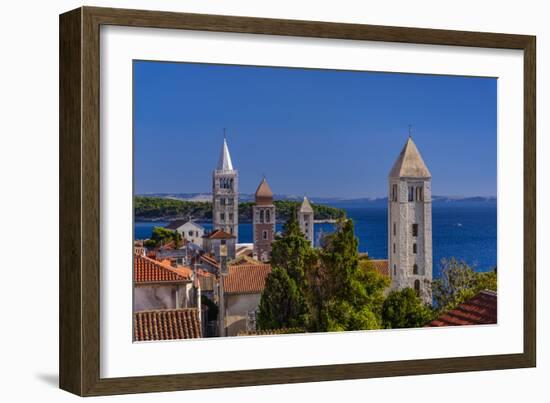 Croatia, Rab Rab TownView from City Wall-Udo Siebig-Framed Photographic Print