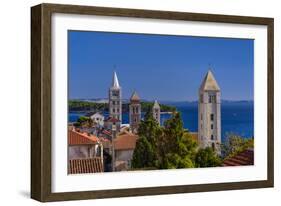 Croatia, Rab Rab TownView from City Wall-Udo Siebig-Framed Photographic Print