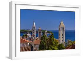 Croatia, Rab Rab TownView from City Wall-Udo Siebig-Framed Photographic Print