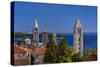 Croatia, Rab Rab TownView from City Wall-Udo Siebig-Stretched Canvas