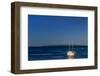 Croatia, Rab View Westwards to Island Losinj with Motor Glider, View from Banjol-Udo Siebig-Framed Photographic Print