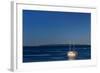 Croatia, Rab View Westwards to Island Losinj with Motor Glider, View from Banjol-Udo Siebig-Framed Photographic Print