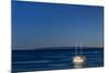 Croatia, Rab View Westwards to Island Losinj with Motor Glider, View from Banjol-Udo Siebig-Mounted Photographic Print