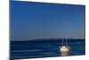 Croatia, Rab View Westwards to Island Losinj with Motor Glider, View from Banjol-Udo Siebig-Mounted Photographic Print