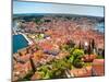 Croatia, Rovinj, Istria. Town of Rovinj and harbor.-Julie Eggers-Mounted Photographic Print