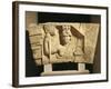 Croatia, Salona, Solin, Cesarean Door of Salona, Detail of Bas-Relief with the Tyche of Solona-null-Framed Giclee Print