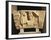 Croatia, Salona, Solin, Cesarean Door of Salona, Detail of Bas-Relief with the Tyche of Solona-null-Framed Giclee Print