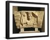 Croatia, Salona, Solin, Cesarean Door of Salona, Detail of Bas-Relief with the Tyche of Solona-null-Framed Giclee Print