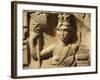 Croatia, Salona, Solin, Cesarean Door of Salona, Detail of Bas-Relief with the Tyche of Solona-null-Framed Giclee Print