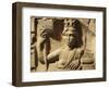 Croatia, Salona, Solin, Cesarean Door of Salona, Detail of Bas-Relief with the Tyche of Solona-null-Framed Giclee Print