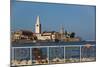 Croatia Sign, Tower of Euphrasian Bascilica in the background, Old Town, Porec, Croatia, Europe-Richard Maschmeyer-Mounted Photographic Print