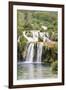 Croatia. Skradinski buk swimming area of Krka National Park.-Trish Drury-Framed Photographic Print