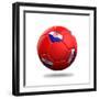 Croatia Soccer Ball-pling-Framed Premium Giclee Print