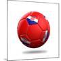 Croatia Soccer Ball-pling-Mounted Premium Giclee Print