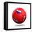 Croatia Soccer Ball-pling-Framed Stretched Canvas