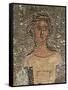 Croatia, Solona, Mosaic Work Depicting the Bust of Sappho-null-Framed Stretched Canvas