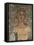 Croatia, Solona, Mosaic Work Depicting the Bust of Sappho-null-Framed Stretched Canvas