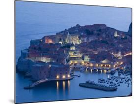 Croatia, Southern Dalmatia, Dubrovnik, Old Town and Harbour-Walter Bibikow-Mounted Photographic Print