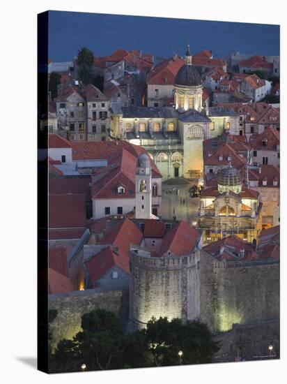 Croatia, Southern Dalmatia, Dubrovnik, Old Town-Walter Bibikow-Stretched Canvas