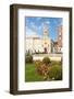 Croatia, Split. Church and Monastery of St. Francis and fountain of Franjo Tudman Square.-Trish Drury-Framed Photographic Print