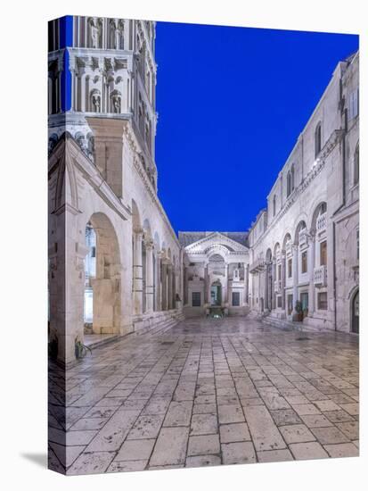 Croatia, Split, Diocletians Palace at Dawn-Rob Tilley-Stretched Canvas