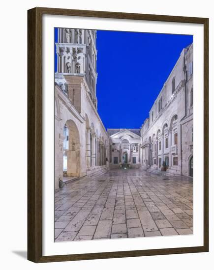 Croatia, Split, Diocletians Palace at Dawn-Rob Tilley-Framed Premium Photographic Print