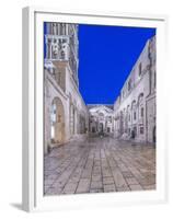 Croatia, Split, Diocletians Palace at Dawn-Rob Tilley-Framed Premium Photographic Print