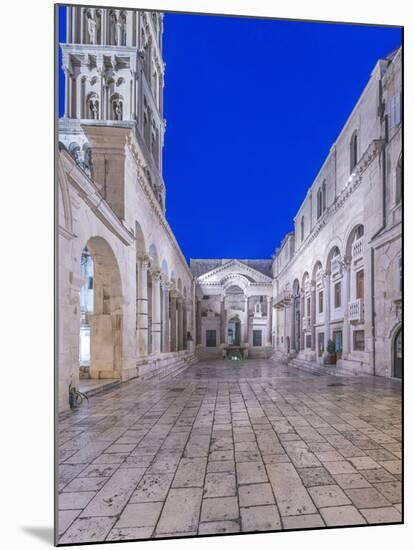 Croatia, Split, Diocletians Palace at Dawn-Rob Tilley-Mounted Premium Photographic Print