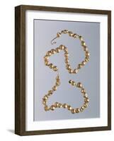 Croatia, Zadar, Gold Repousse Necklace Found in a Roman Grave-null-Framed Giclee Print