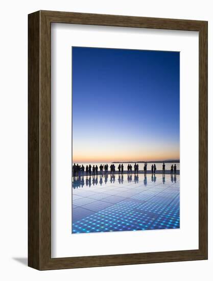 Croatia, Zadar Region, Zadar. Sunset-Nick Ledger-Framed Photographic Print