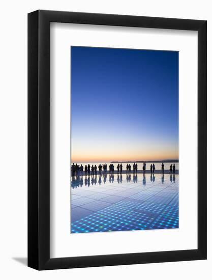 Croatia, Zadar Region, Zadar. Sunset-Nick Ledger-Framed Photographic Print