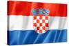 Croatian Flag-daboost-Stretched Canvas