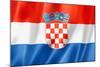 Croatian Flag-daboost-Mounted Art Print