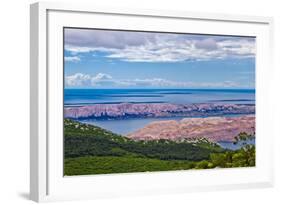 Croatian Islands Aerial View from Velebit-xbrchx-Framed Photographic Print