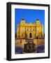 Croatian National Theatre Neobaroque Architecture, Ivan Mestrovic's Sculpture Fountain of Life-Christian Kober-Framed Photographic Print