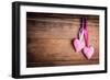 Crochet Lovely Hearts-oksix-Framed Premium Giclee Print