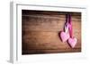 Crochet Lovely Hearts-oksix-Framed Premium Giclee Print