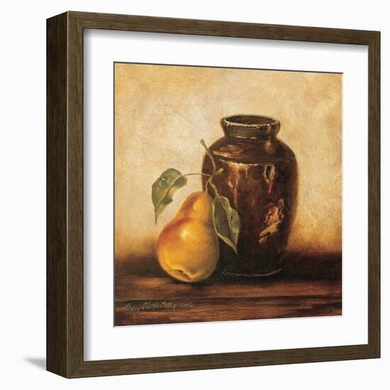 Crock with Pears-unknown Sibley-Framed Art Print