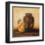 Crock with Pears-unknown Sibley-Framed Art Print