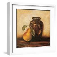 Crock with Pears-unknown Sibley-Framed Art Print