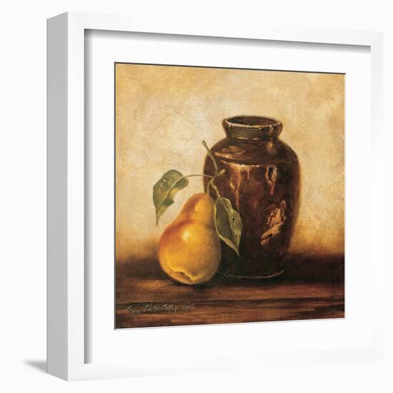 Crock with Pears-unknown Sibley-Framed Art Print