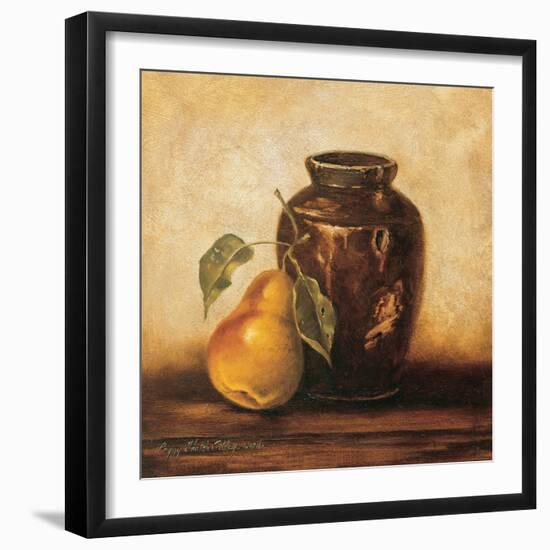 Crock with Pears-unknown Sibley-Framed Art Print