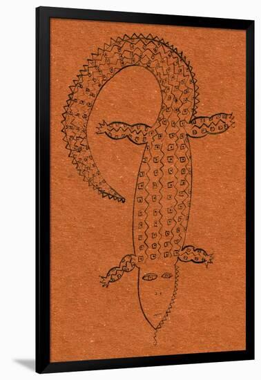 Crocodile, 2006-Julie Nicholls-Framed Giclee Print