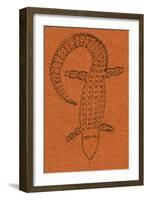 Crocodile, 2006-Julie Nicholls-Framed Giclee Print