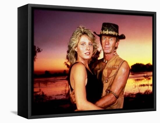 Crocodile Dundee-null-Framed Stretched Canvas