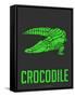 Crocodile Green-NaxArt-Framed Stretched Canvas