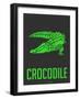 Crocodile Green-NaxArt-Framed Art Print