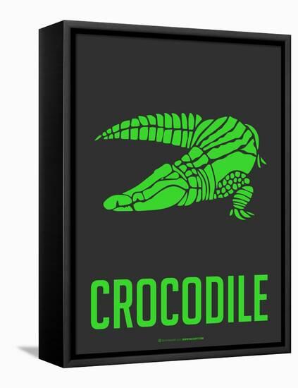 Crocodile Green-NaxArt-Framed Stretched Canvas