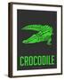 Crocodile Green-NaxArt-Framed Art Print